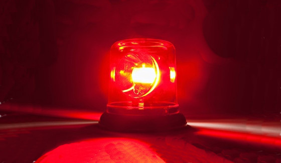 Red emergency light